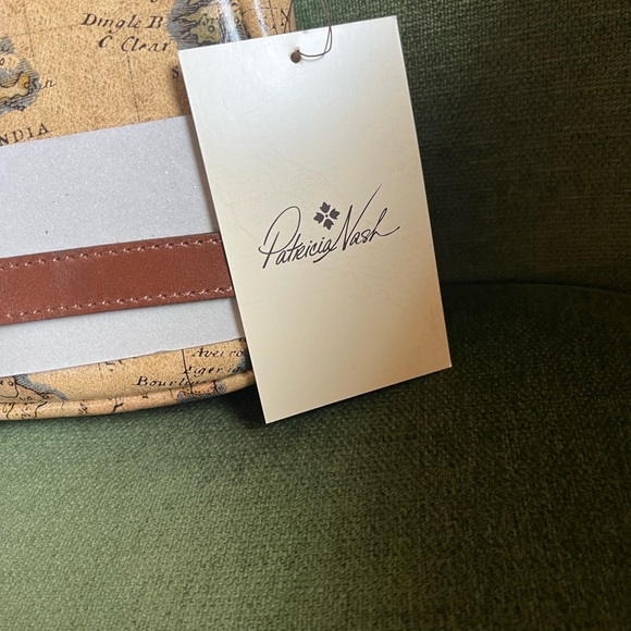 NWT Patricia Nash Annalie Vintage Map Print Backpack/Sling convertible Bag - Picture 4 of 7